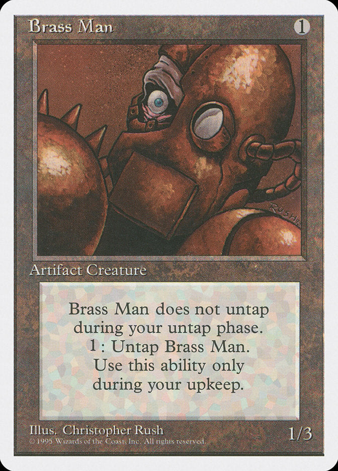 Brass Man [Fourth Edition] MTG Single Magic: The Gathering    | Red Claw Gaming