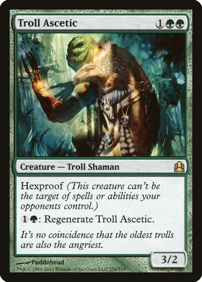 Troll Ascetic [Commander 2011] MTG Single Magic: The Gathering    | Red Claw Gaming