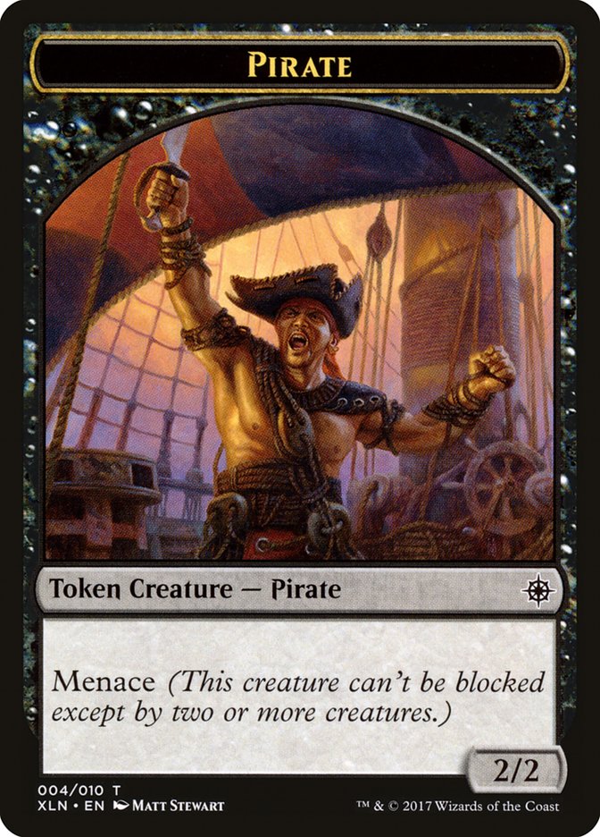 Pirate Token [Ixalan Tokens] MTG Single Magic: The Gathering    | Red Claw Gaming