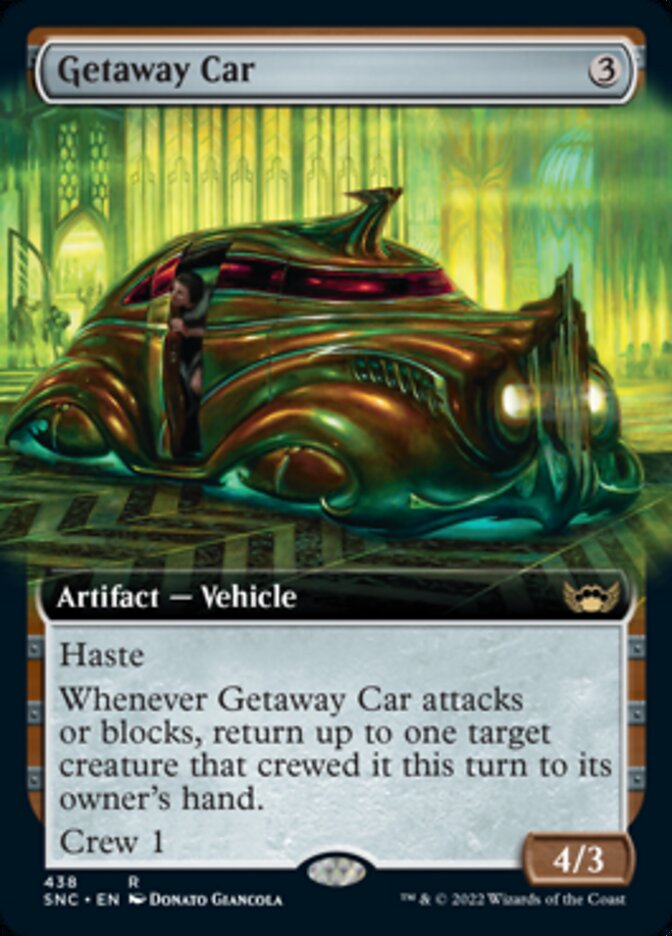 Getaway Car (Extended Art) [Streets of New Capenna] MTG Single Magic: The Gathering    | Red Claw Gaming