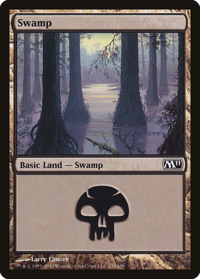 Swamp (239) [Magic 2011] MTG Single Magic: The Gathering    | Red Claw Gaming