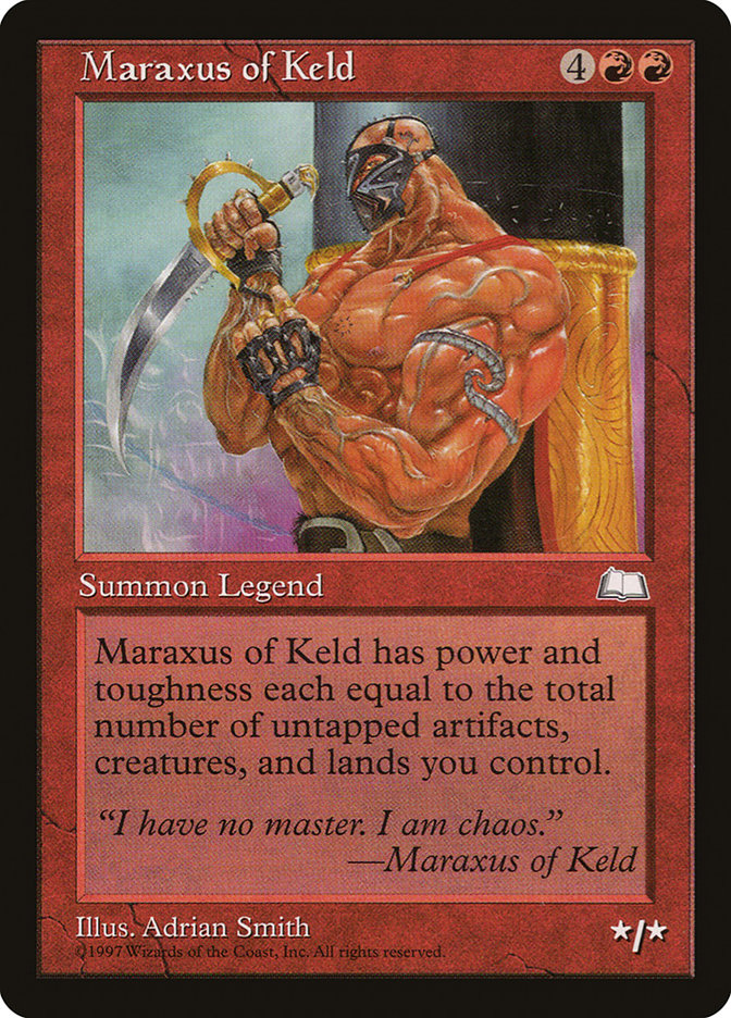 Maraxus of Keld [Weatherlight] MTG Single Magic: The Gathering    | Red Claw Gaming