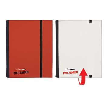 4-Pocket Flip PRO-Binder Album Ultra Pro Red / White   | Red Claw Gaming