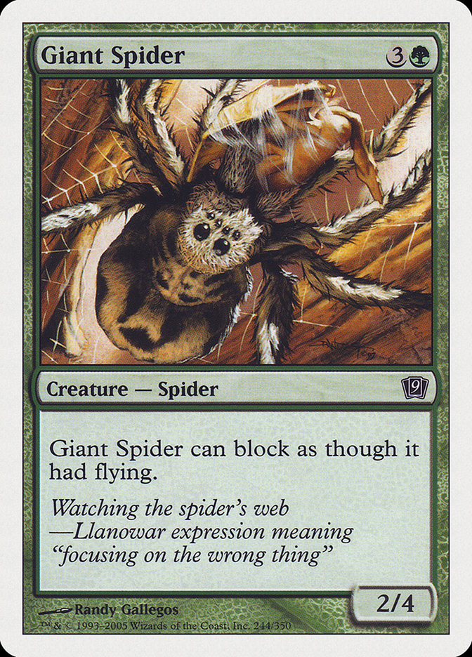 Giant Spider [Ninth Edition] MTG Single Magic: The Gathering    | Red Claw Gaming