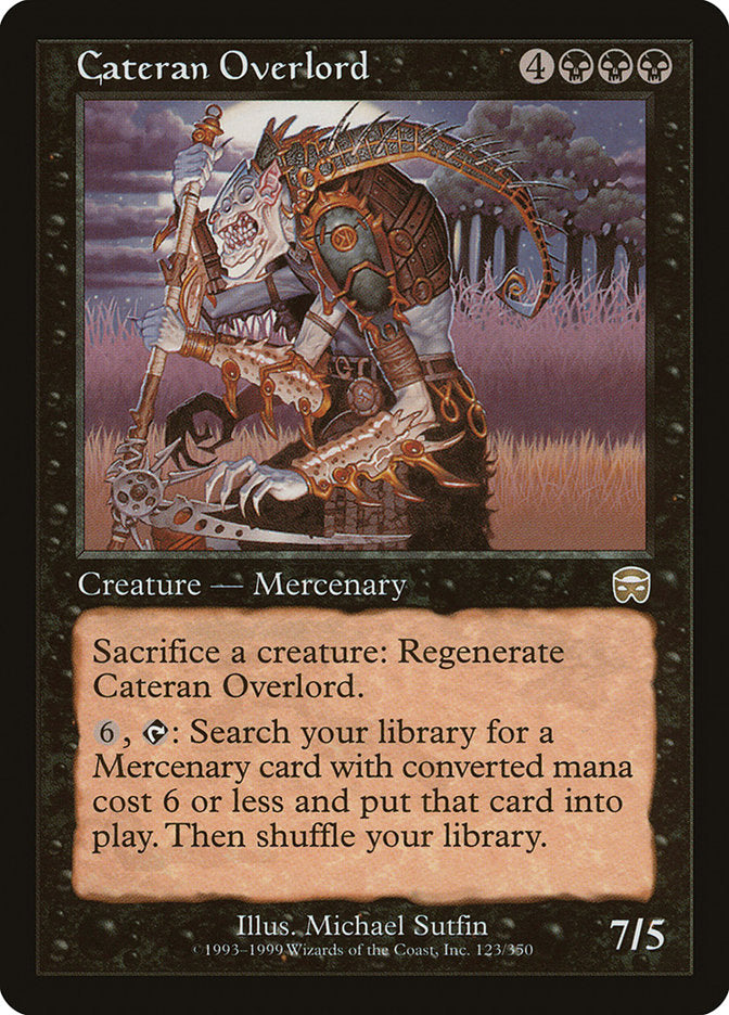 Cateran Overlord [Mercadian Masques] MTG Single Magic: The Gathering    | Red Claw Gaming