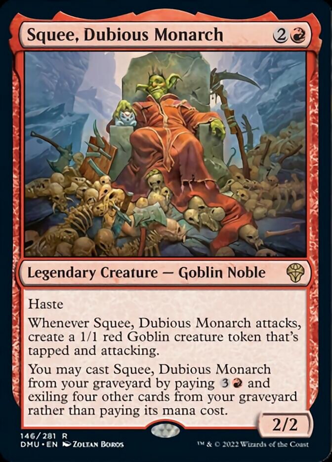 Squee, Dubious Monarch [Dominaria United] MTG Single Magic: The Gathering    | Red Claw Gaming