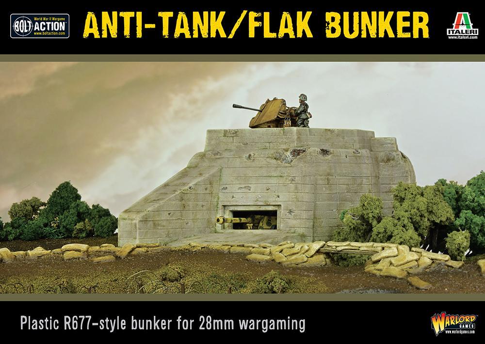 Flak Bunker Terrain Warlord Games    | Red Claw Gaming
