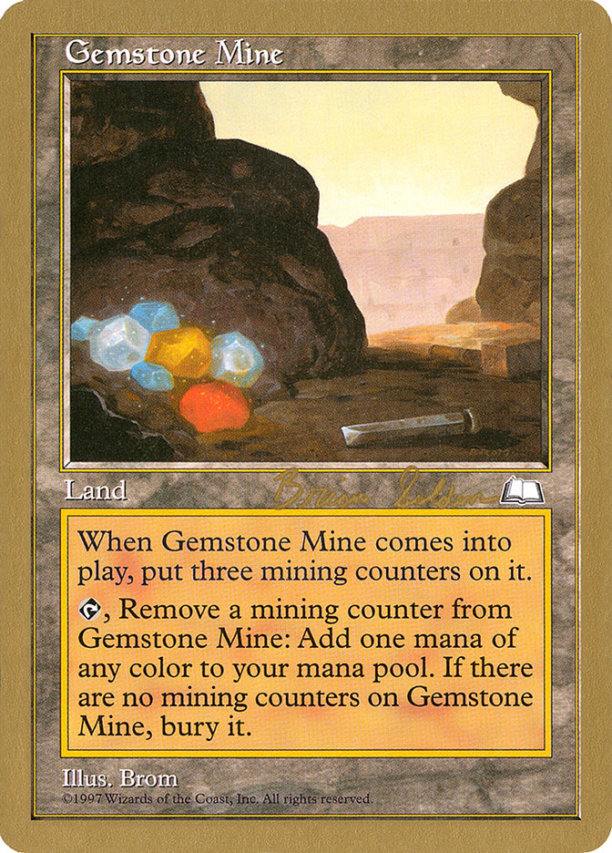 Gemstone Mine (Brian Selden) [World Championship Decks 1998] MTG Single Magic: The Gathering    | Red Claw Gaming