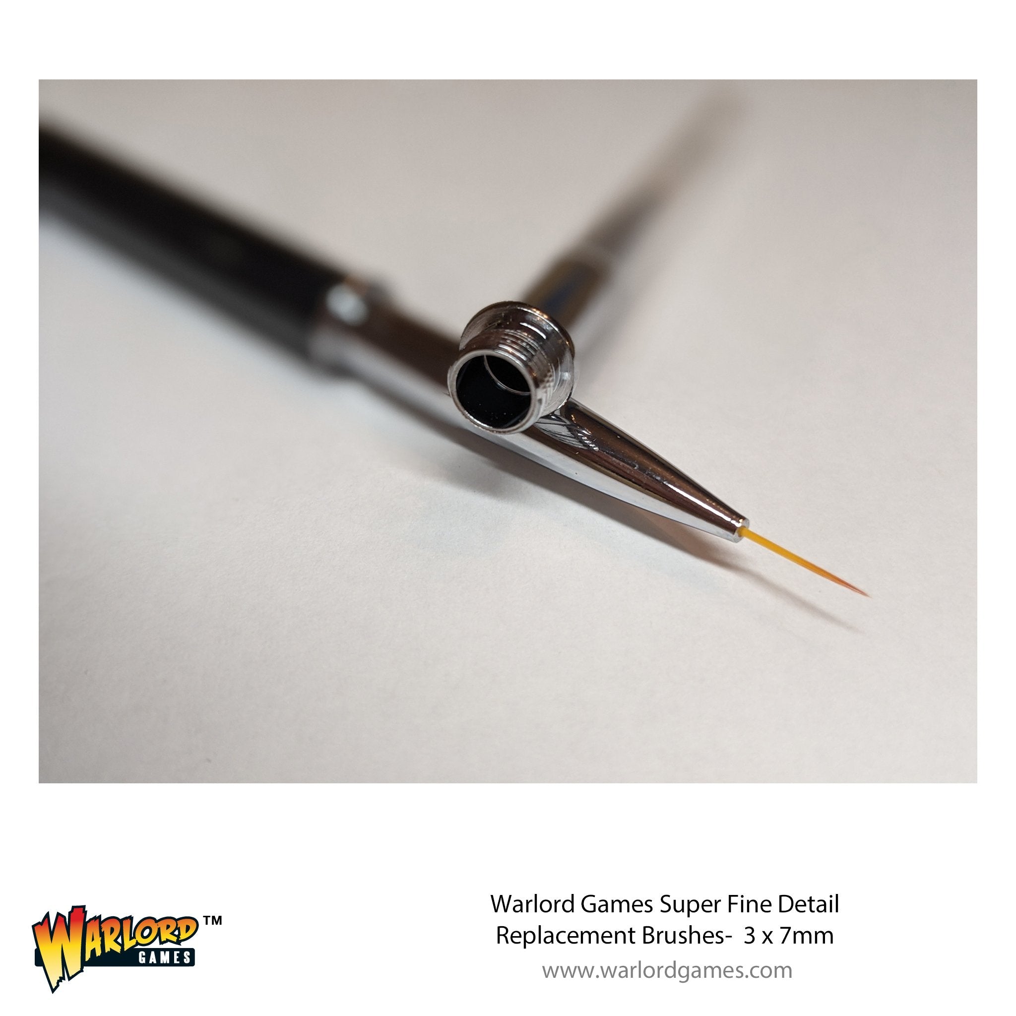 Super Fine Detail Brush 7mm Tips Brush Warlord Games    | Red Claw Gaming