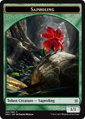 Saproling // Treasure (010) Double-Sided Token [Explorers of Ixalan Tokens] MTG Single Magic: The Gathering    | Red Claw Gaming