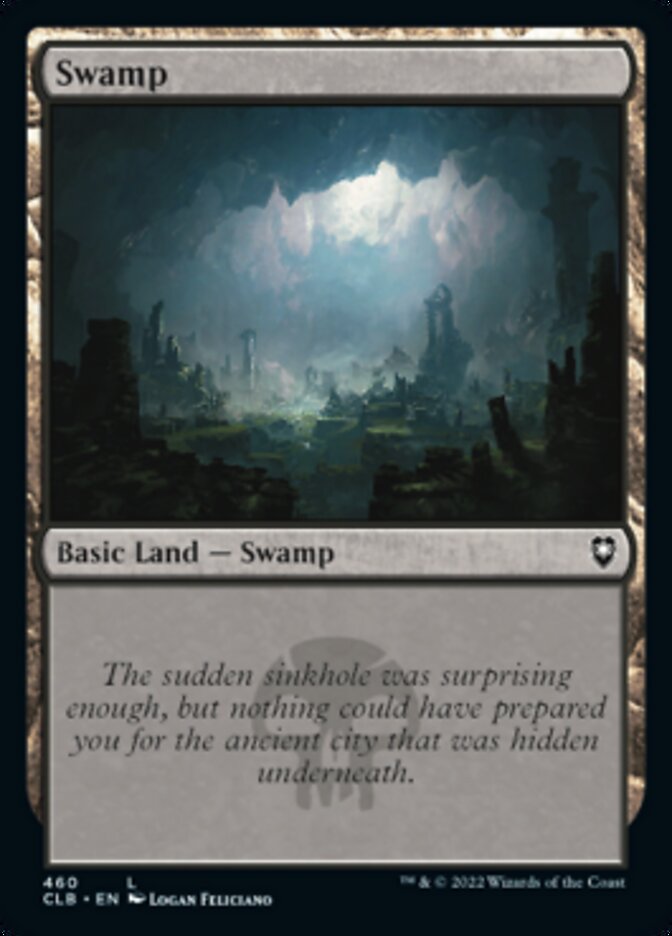 Swamp (460) [Commander Legends: Battle for Baldur's Gate] MTG Single Magic: The Gathering    | Red Claw Gaming