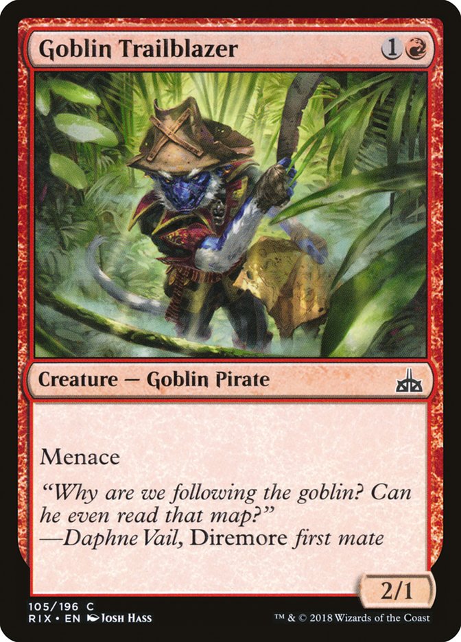 Goblin Trailblazer [Rivals of Ixalan] MTG Single Magic: The Gathering    | Red Claw Gaming