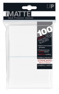 100ct Pro-Matte White Standard Deck Protectors Deck Protectors Ultra Pro    | Red Claw Gaming