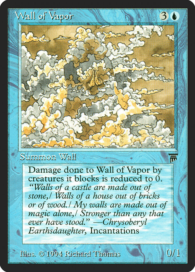 Wall of Vapor [Legends] MTG Single Magic: The Gathering    | Red Claw Gaming