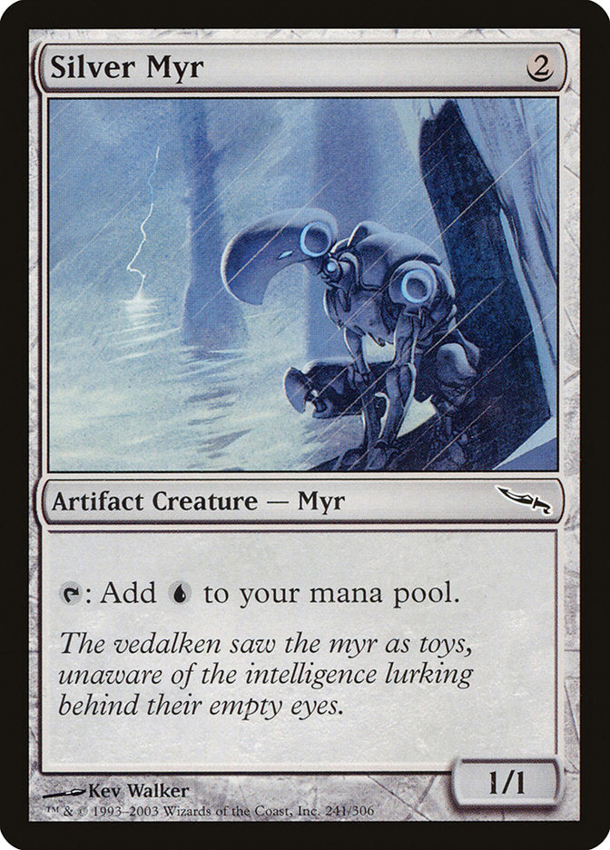 Silver Myr [Mirrodin] MTG Single Magic: The Gathering    | Red Claw Gaming
