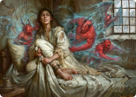 Eruth, Tormented Prophet Art Card [Innistrad: Crimson Vow Art Series] MTG Single Magic: The Gathering    | Red Claw Gaming
