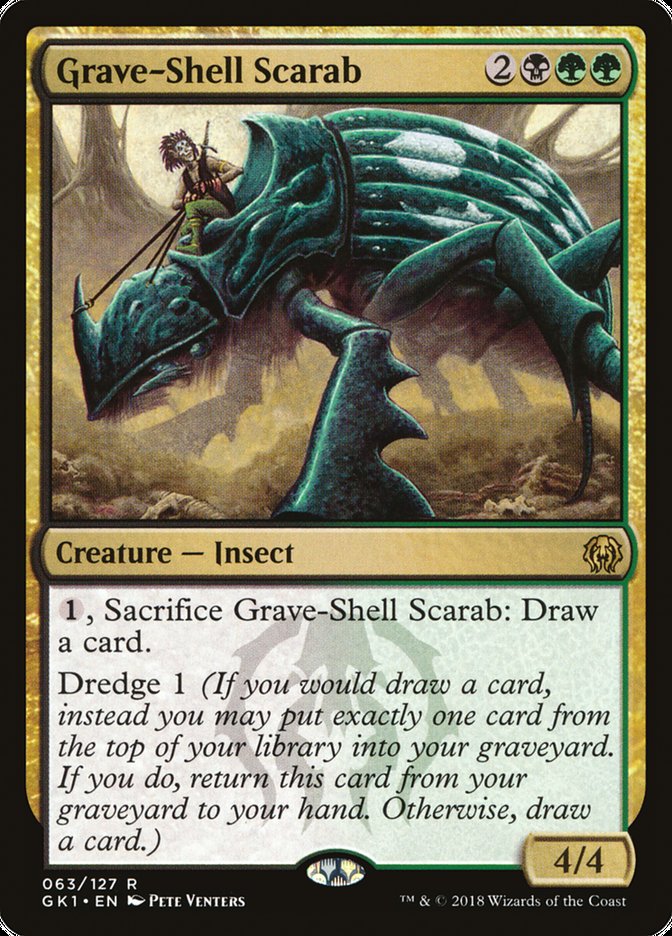 Grave-Shell Scarab [Guilds of Ravnica Guild Kit] MTG Single Magic: The Gathering    | Red Claw Gaming
