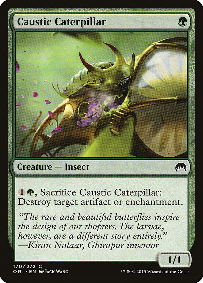 Caustic Caterpillar [Magic Origins] MTG Single Magic: The Gathering    | Red Claw Gaming