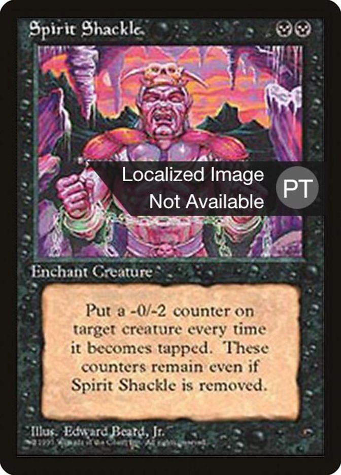 Spirit Shackle [Fourth Edition (Foreign Black Border)] MTG Single Magic: The Gathering    | Red Claw Gaming