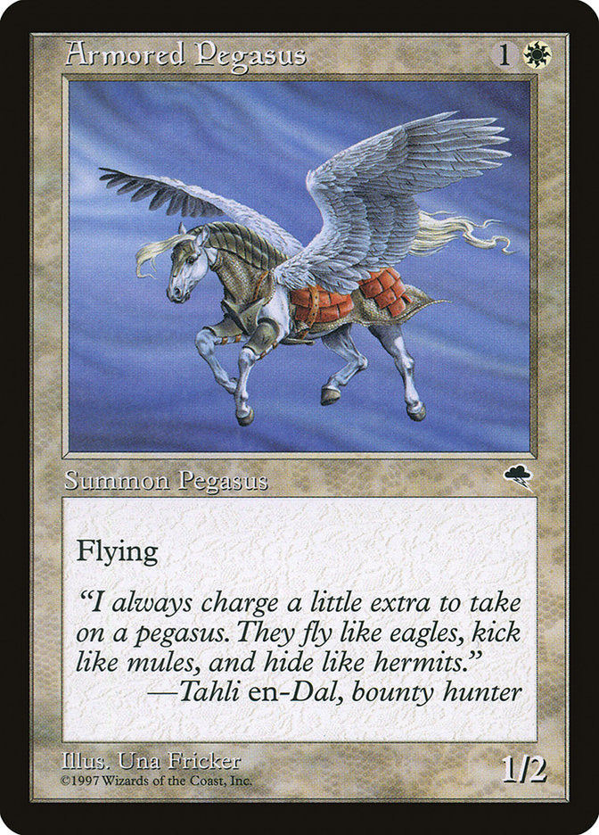 Armored Pegasus [Tempest] MTG Single Magic: The Gathering    | Red Claw Gaming