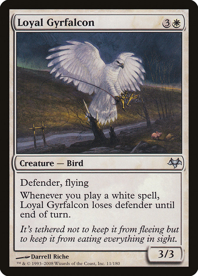 Loyal Gyrfalcon [Eventide] MTG Single Magic: The Gathering    | Red Claw Gaming