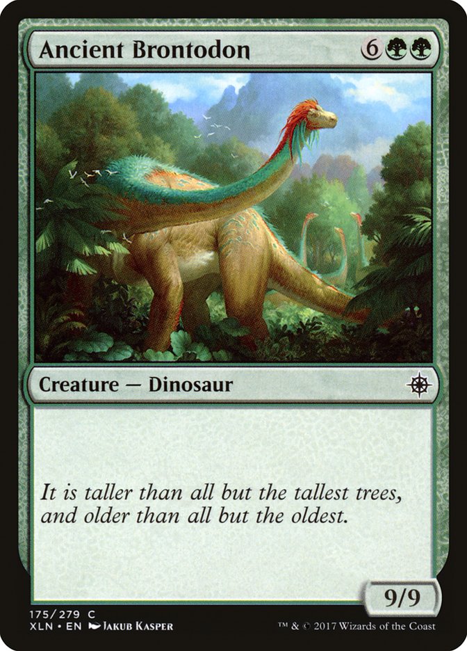 Ancient Brontodon [Ixalan] MTG Single Magic: The Gathering    | Red Claw Gaming