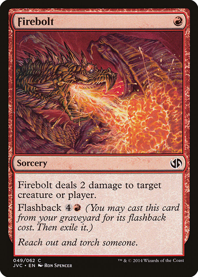 Firebolt [Duel Decks Anthology] MTG Single Magic: The Gathering    | Red Claw Gaming