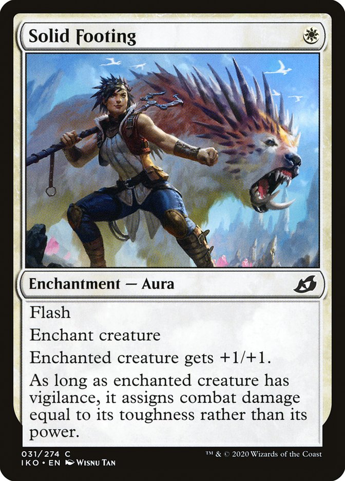 Solid Footing [Ikoria: Lair of Behemoths] MTG Single Magic: The Gathering    | Red Claw Gaming