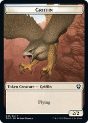 Zombie Knight // Griffin Double-Sided Token [Dominaria United Commander Tokens] MTG Single Magic: The Gathering    | Red Claw Gaming