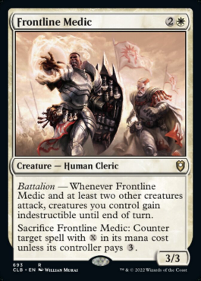 Frontline Medic [Commander Legends: Battle for Baldur's Gate] MTG Single Magic: The Gathering    | Red Claw Gaming
