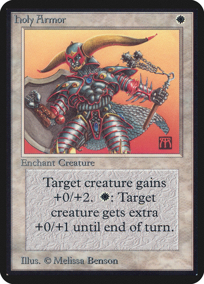Holy Armor [Alpha Edition] MTG Single Magic: The Gathering    | Red Claw Gaming