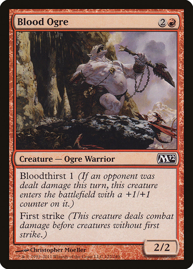 Blood Ogre [Magic 2012] MTG Single Magic: The Gathering    | Red Claw Gaming