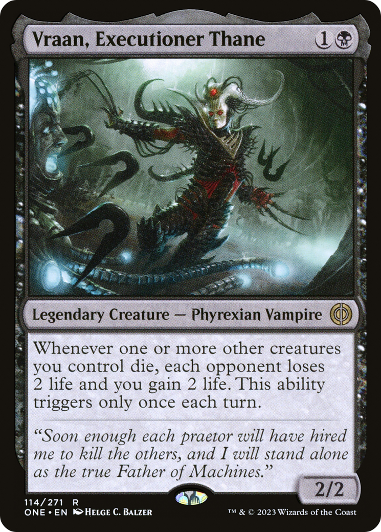 Vraan, Executioner Thane [Phyrexia: All Will Be One] MTG Single Magic: The Gathering    | Red Claw Gaming