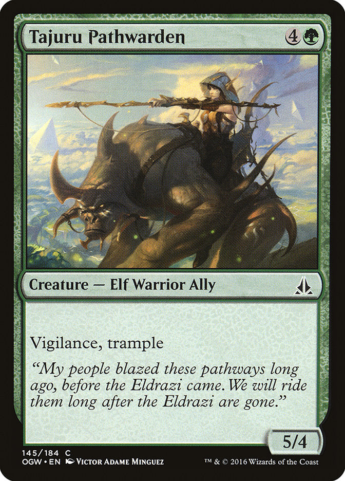 Tajuru Pathwarden [Oath of the Gatewatch] MTG Single Magic: The Gathering    | Red Claw Gaming