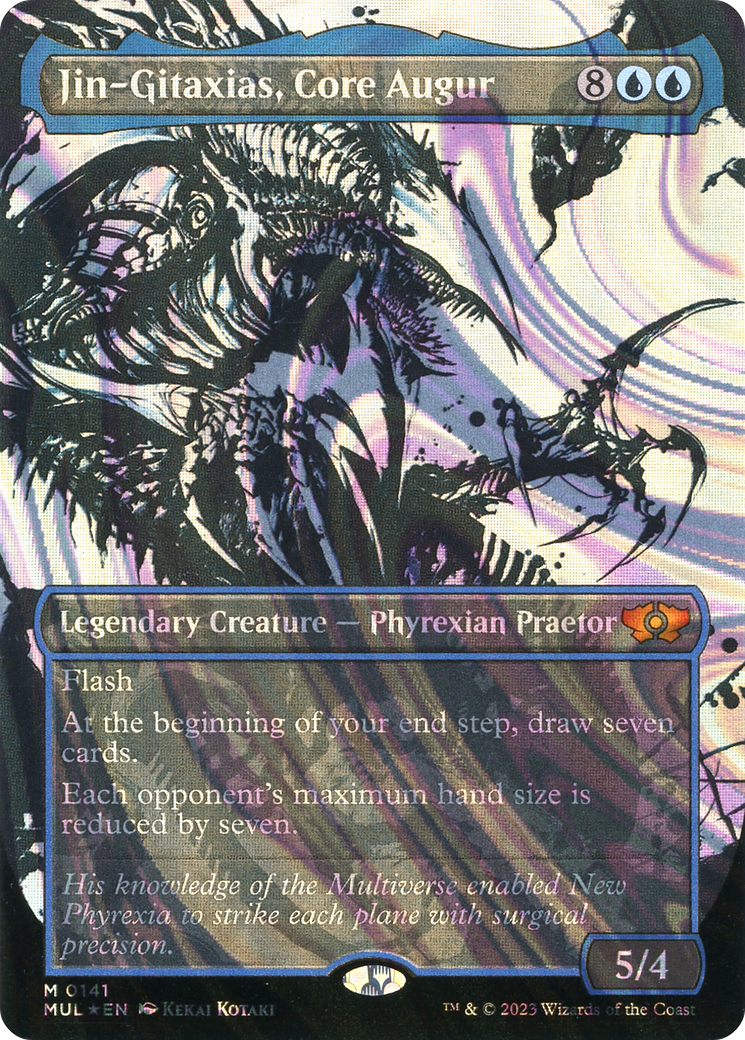 Jin-Gitaxias, Core Augur (Halo Foil) [Multiverse Legends] MTG Single Magic: The Gathering    | Red Claw Gaming