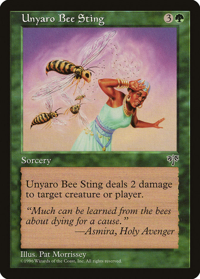 Unyaro Bee Sting [Mirage] MTG Single Magic: The Gathering    | Red Claw Gaming