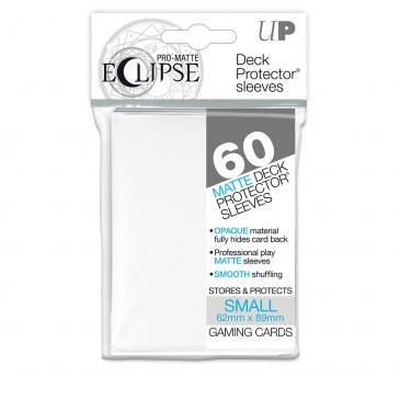 PRO-Matte Eclipse White Small Deck Protector sleeves 60ct Deck Protectors Ultra Pro    | Red Claw Gaming