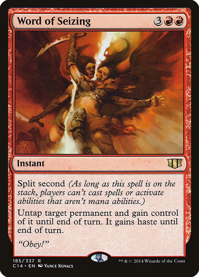 Word of Seizing [Commander 2014] MTG Single Magic: The Gathering    | Red Claw Gaming