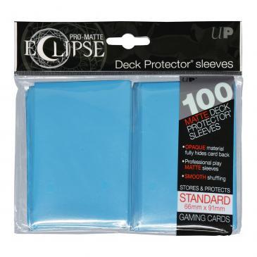 PRO-Matte Eclipse Sky Blue Standard Deck Protector sleeve 100ct Deck Protectors Ultra Pro    | Red Claw Gaming