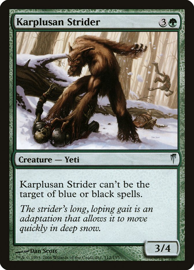 Karplusan Strider [Coldsnap] MTG Single Magic: The Gathering    | Red Claw Gaming
