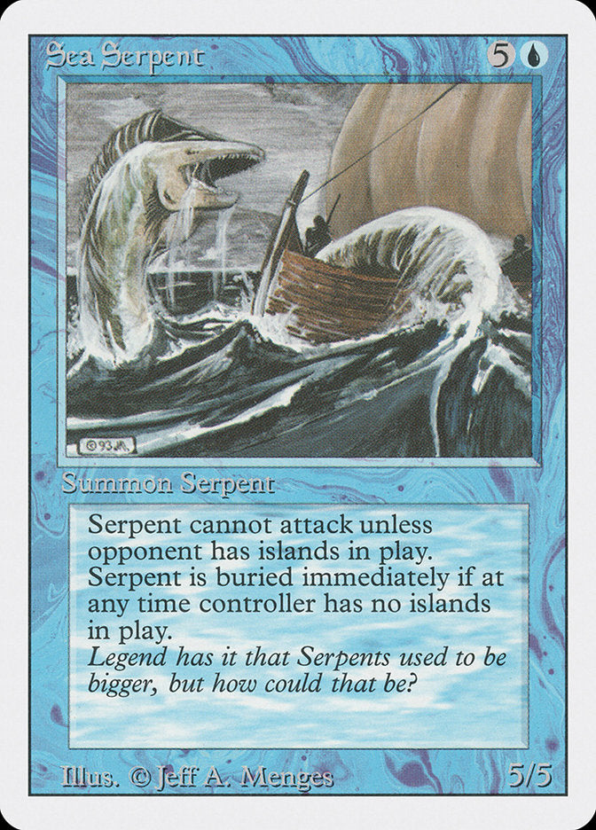 Sea Serpent [Revised Edition] MTG Single Magic: The Gathering    | Red Claw Gaming