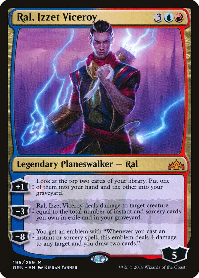 Ral, Izzet Viceroy [Guilds of Ravnica] MTG Single Magic: The Gathering    | Red Claw Gaming