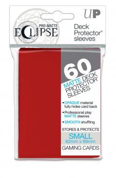 PRO-Matte Eclipse Apple Red Small Deck Protector sleeve 60ct Deck Protectors Ultra Pro    | Red Claw Gaming