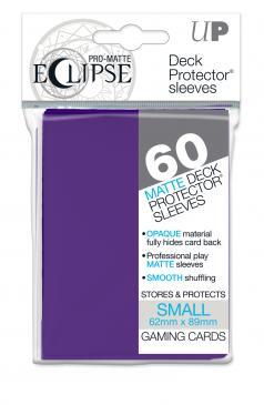 PRO-Matte Eclipse Royal Purple Small Deck Protector Sleeve 60ct Deck Protectors Ultra Pro    | Red Claw Gaming