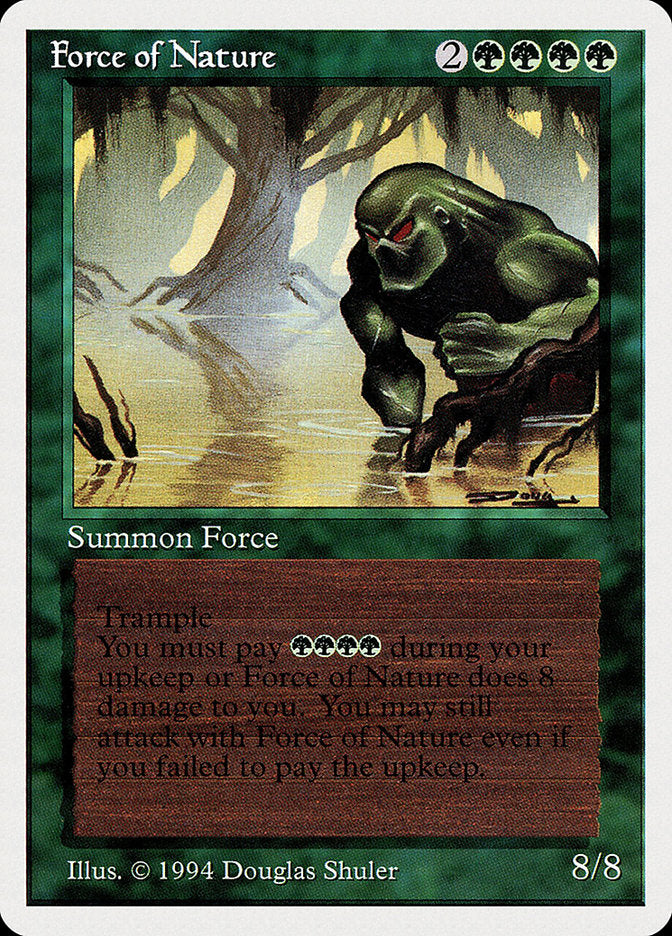 Force of Nature [Summer Magic / Edgar] MTG Single Magic: The Gathering    | Red Claw Gaming