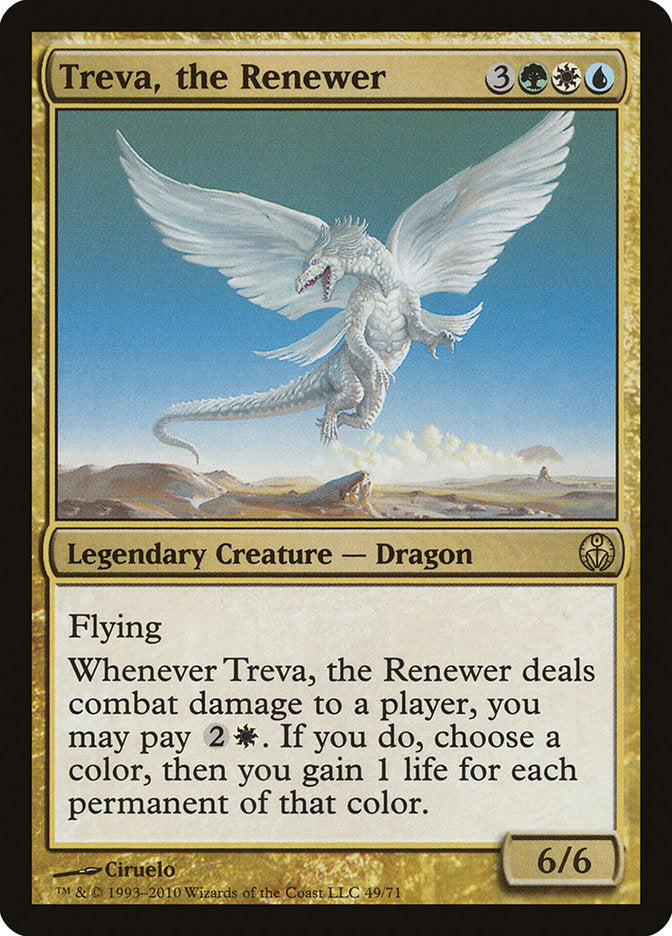 Treva, the Renewer [Duel Decks: Phyrexia vs. the Coalition] MTG Single Magic: The Gathering    | Red Claw Gaming
