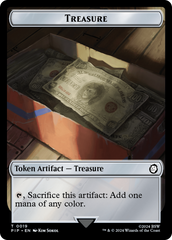 Treasure (0019) // Zombie Mutant Double-Sided Token [Fallout Tokens] MTG Single Magic: The Gathering    | Red Claw Gaming