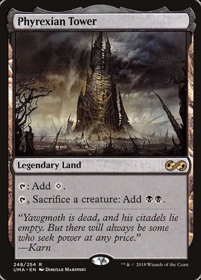 Phyrexian Tower [Ultimate Masters] MTG Single Magic: The Gathering    | Red Claw Gaming
