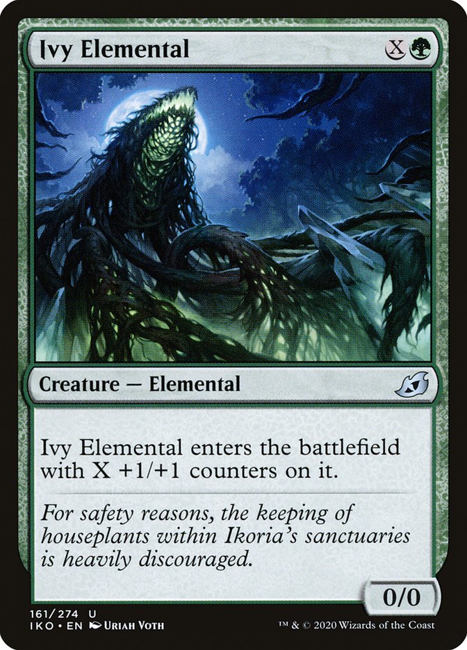 Ivy Elemental [Ikoria: Lair of Behemoths] MTG Single Magic: The Gathering    | Red Claw Gaming