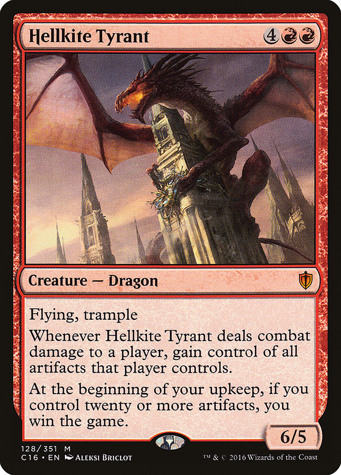 Hellkite Tyrant [Commander 2016] MTG Single Magic: The Gathering    | Red Claw Gaming